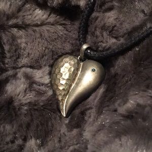 Heart Shaped with Tourquoise Gem 💎